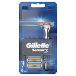 Gillette Sensor 3 maszynka do golenia + wymienne ostrza 6szt