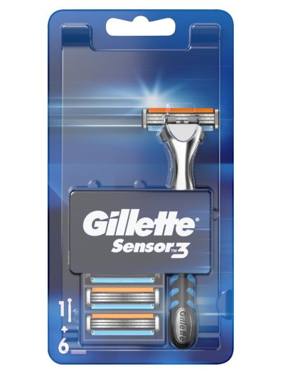 Gillette Sensor 3 maszynka do golenia + wymienne ostrza 6szt