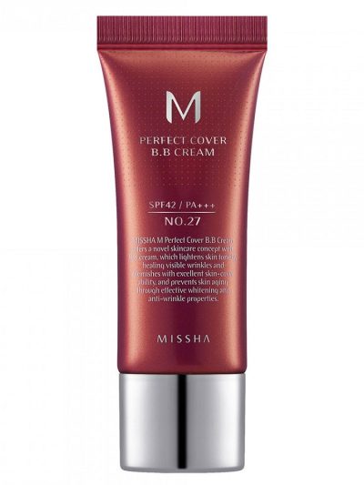 Missha M Perfect Cover BB Cream SPF42/PA+++ wielofunkcyjny krem BB No.27 Honey Beige 20ml