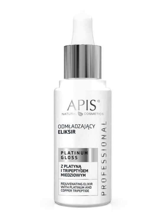 APIS Platinum Gloss odmładzający eliksir z platyną i tripeptydem miedziowym 30ml