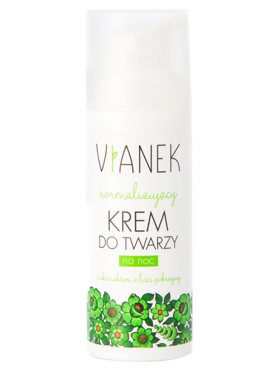 VIANEK Normalizujący krem do twarzy na noc 50ml