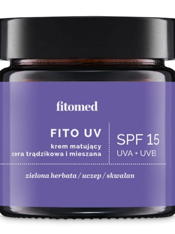 Fitomed Fito UV SPF15 krem matujący do cery trądzikowej i mieszanej 55g