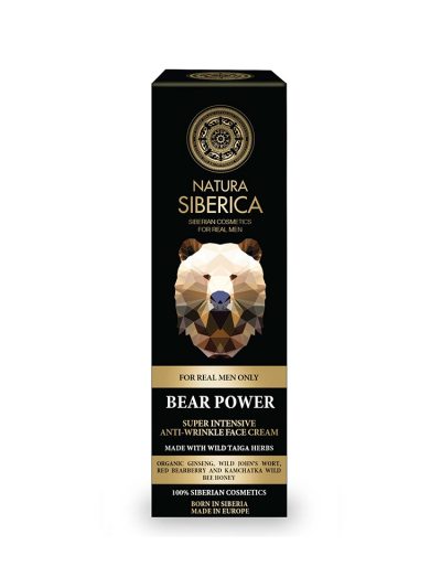 Natura Siberica Men Bear Power przeciwzmarszczkowy krem do twarzy dla mężczyzn 50ml