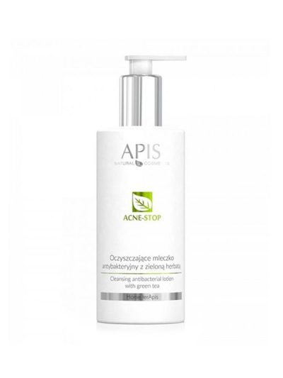 APIS Acne-Stop oczyszczające mleczko antybakteryjne z zieloną herbatą 300ml