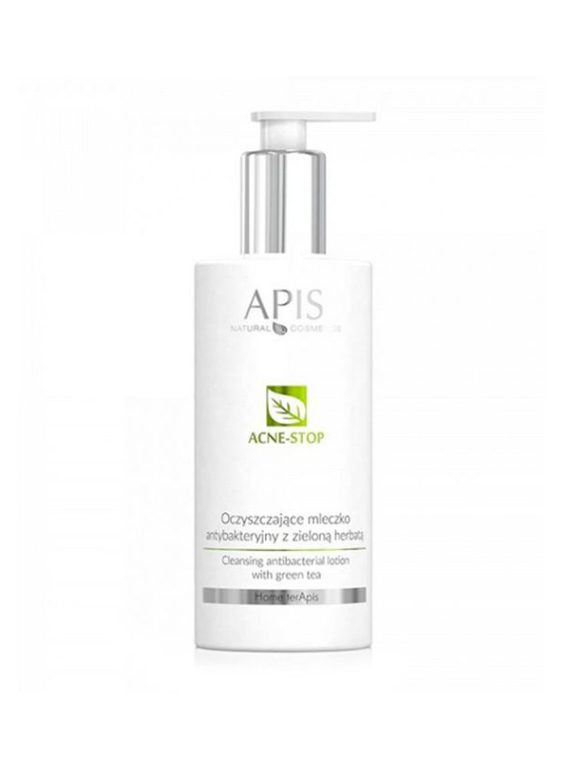 APIS Acne-Stop oczyszczające mleczko antybakteryjne z zieloną herbatą 300ml