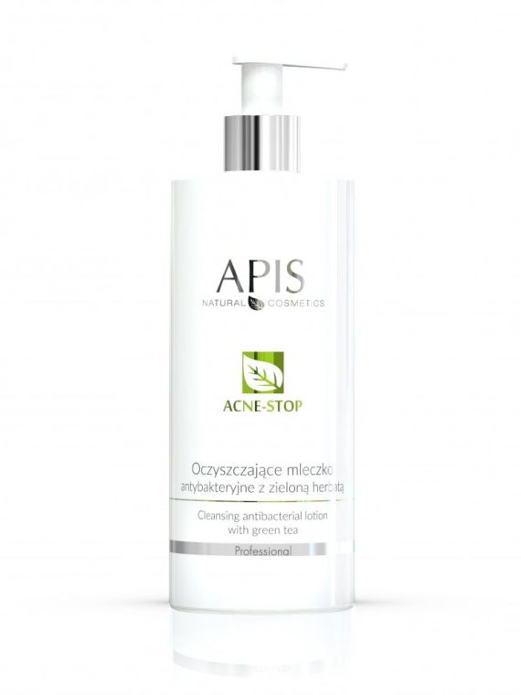 APIS Acne-Stop oczyszczające mleczko antybakteryjne z zieloną herbatą 500ml