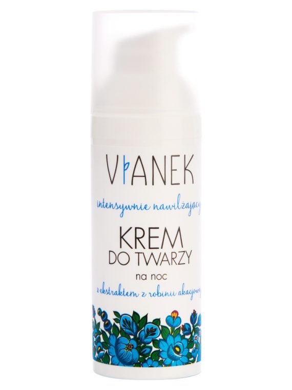 VIANEK Intensywnie nawilżający krem do twarzy na noc 50ml