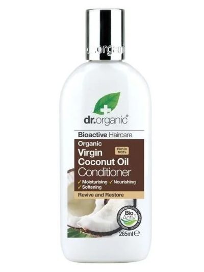 Dr.Organic Virgin Coconut Oil Conditioner odżywka regenerująca do włosów kręconych i grubych 265ml
