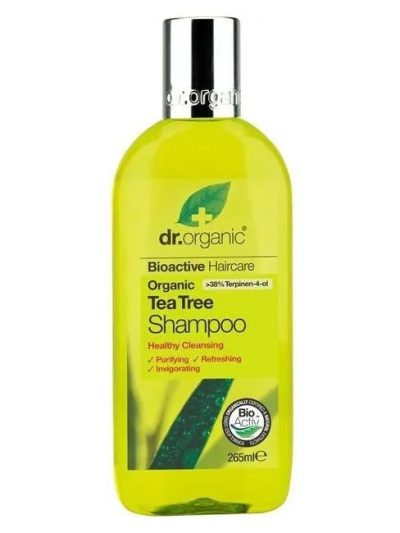 Dr.Organic Tea Tree Shampoo oczyszczający szampon do włosów przetłuszczających się 265ml