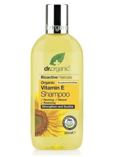 Dr.Organic Vitamin E Shampoo szampon rewitalizująco-regenerujący do włosów cienkich 265ml
