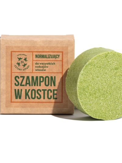 Mydlarnia Cztery Szpaki Normalizujący szampon w kostce Rozmaryn i Mandarynka 75g