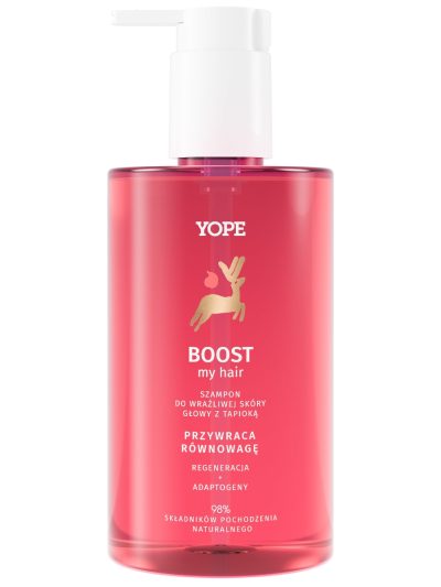 Yope Boost My Hair szampon do wrażliwej skóry głowy z tapioką 300ml