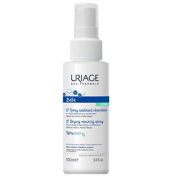 URIAGE Bebe 1st Drying Repairing łagodzący podrażnienia dla dzieci 100ml