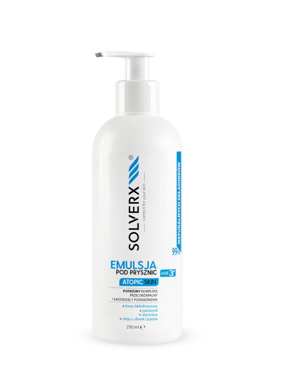 SOLVERX Atopic Skin emulsja pod prysznic skóra atopowa 250ml