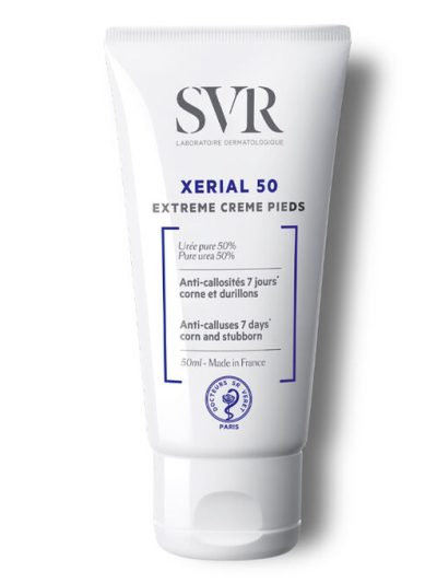 SVR Xérial 50 Extreme Pieds złuszczający krem do stóp 50ml