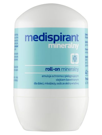 Medispirant Antyperspirant roll-on mineralny 40ml