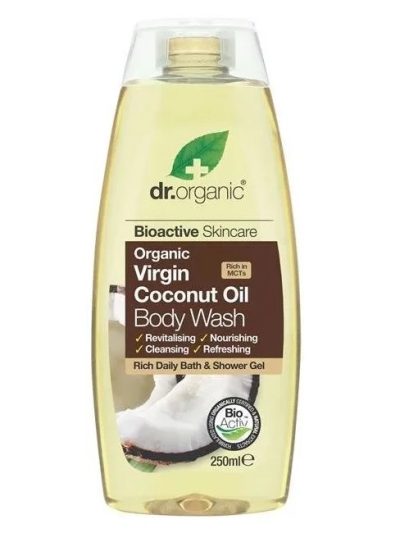 Dr.Organic Virgin Coconut Oil Body Wash rewitalizujący żel do kąpieli i pod prysznic 250ml