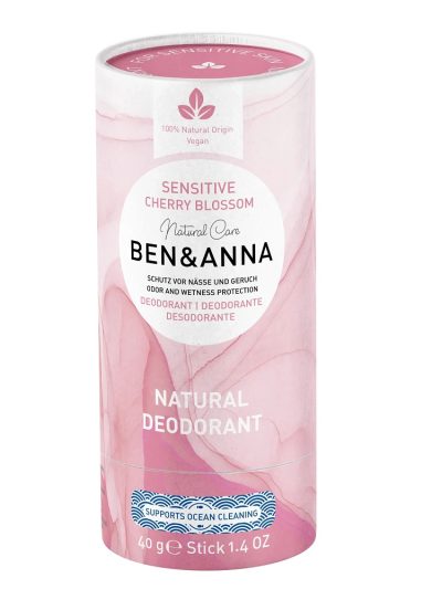 Ben&Anna Natural Deodorant naturalny dezodorant bez sody Sensitive Japanese Cherry Blossom 40g
