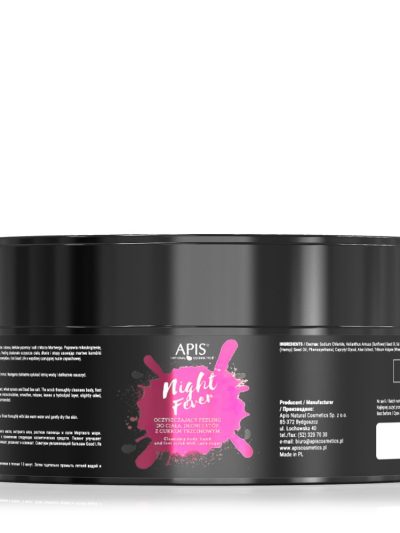 APIS Night Fever oczyszczający peeling do ciała dłoni i stóp 250g