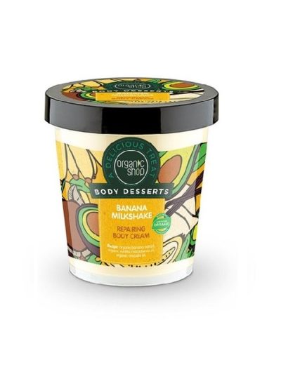 Organic Shop Body Desserts regenerujący krem do ciała Bananowy Koktajl 450ml