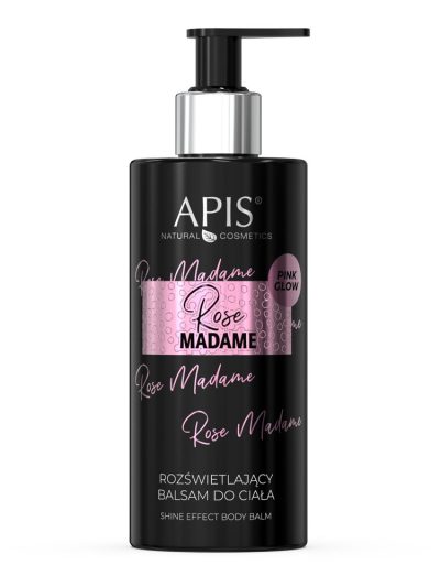 APIS Rose Madame rozświetlający balsam do ciała 300ml