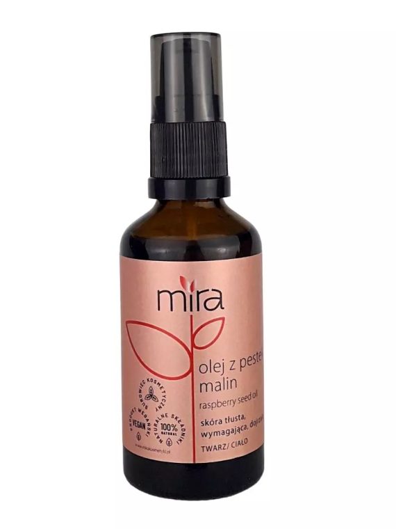 Mira Naturalny olej z pestek malin nierafinowany 50ml