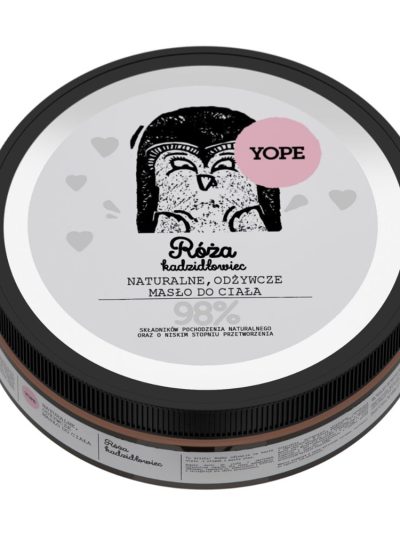 Yope Naturalne odżywcze masło do ciała Róża & Kadzidłowiec 200ml