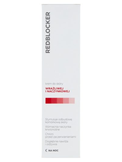 RedBlocker Krem do skóry wrażliwej i naczynkowej na noc 50ml