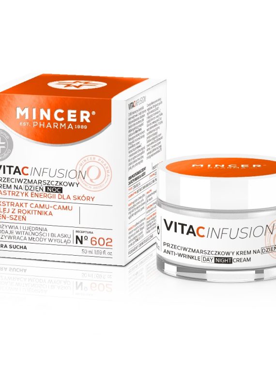 Mincer Pharma Vita C Infusion przeciwzmarszczkowy krem na dzień/noc No.602 50ml