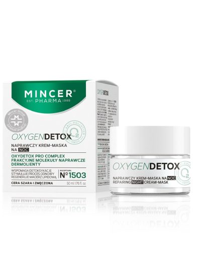 Mincer Pharma Oxygen Detox naprawczy krem-maska na noc No.1503 50ml