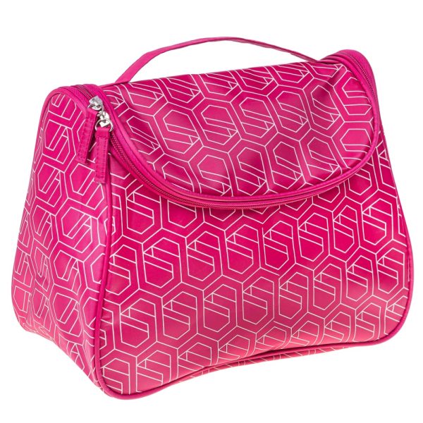 Inter Vion Geometric kuferek z klapą Magenta XL