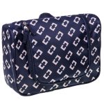 Inter Vion Geometric kosmetyczka organizer Granatowy