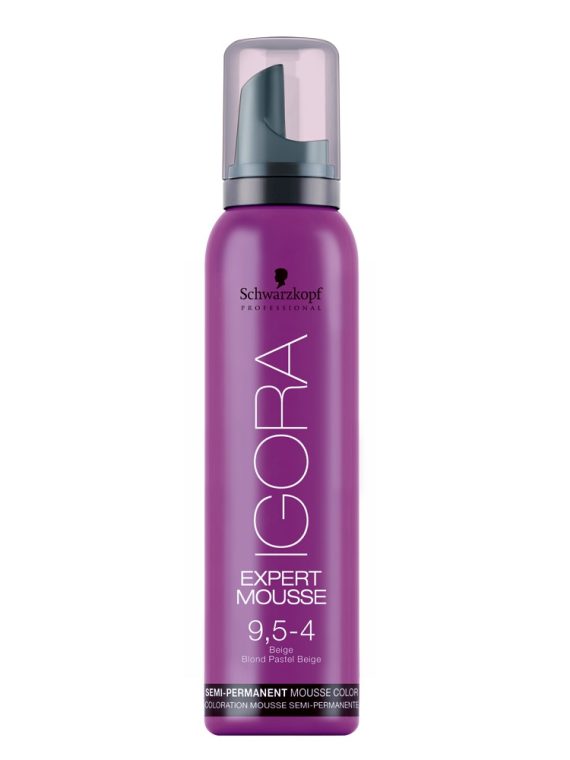 Schwarzkopf Professional Igora Expert Mousse koloryzująca pianka do włosów 9.5-4 Beżowy 100ml