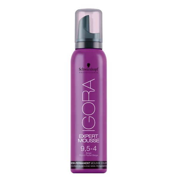 Schwarzkopf Professional Igora Expert Mousse koloryzująca pianka do włosów 9.5-4 Beżowy 100ml