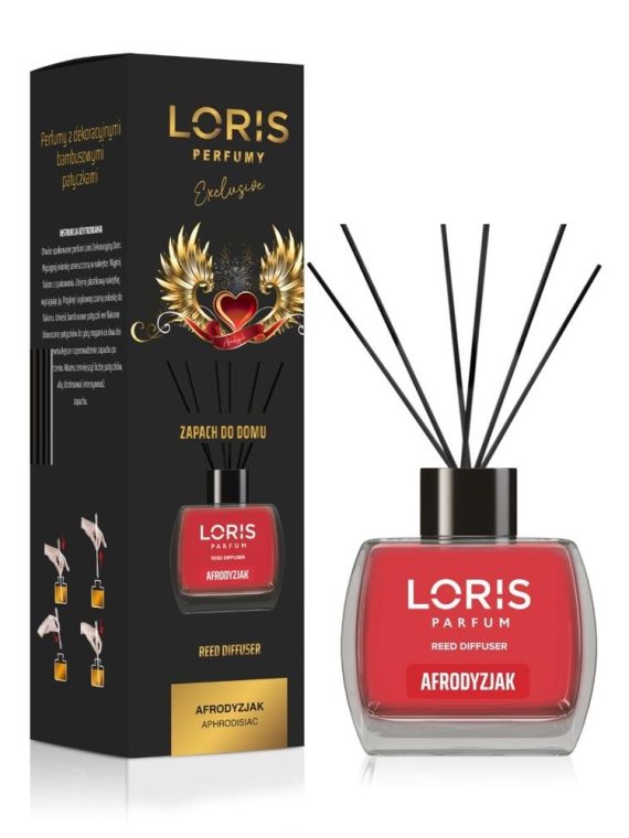 LORIS Reed Diffuser dyfuzor zapachowy z patyczkami Afrodyzjak 120ml