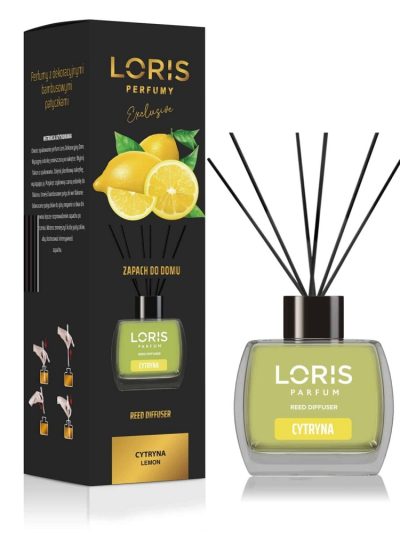 LORIS Reed Diffuser dyfuzor zapachowy z patyczkami Cytryna 120ml
