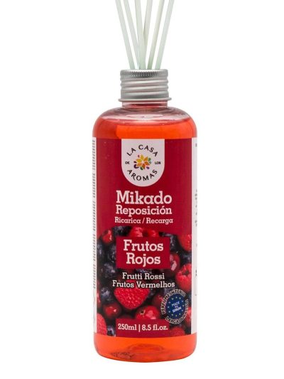 La Casa de los Aromas Mikado Reposicion olejek zapachowy zapas Czerwone Owoce 250ml