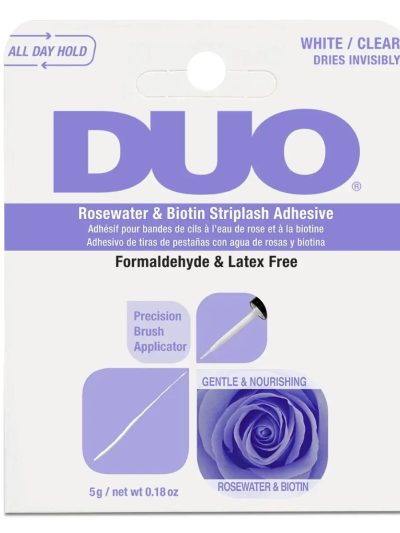 Ardell Duo Rosewater & Biotin Striplash Adhesive klej do rzęs Clear 5g
