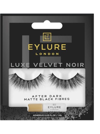 Eylure Luxe Velvet Noir Lashes sztuczne rzęsy z klejem Nightfall