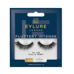 Eylure Fluttery Intense Lashes sztuczne rzęsy z klejem efekt podwójnej objętości No. 142
