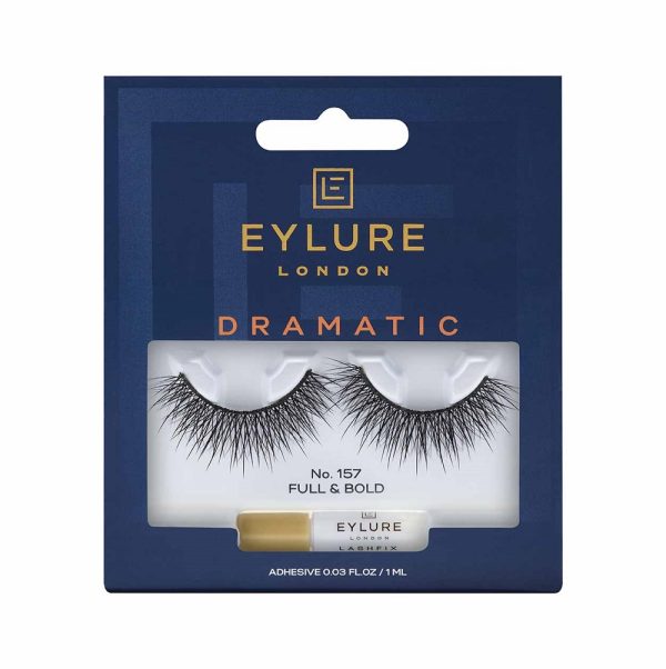 Eylure Dramatic Lashes sztuczne rzęsy z klejem efekt wypełnienia No. 157