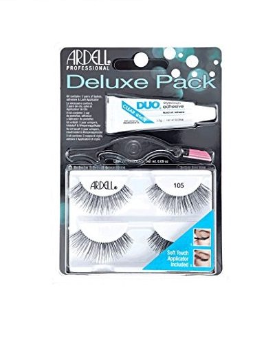 Ardell Deluxe Pack zestaw sztucznych rzęs Black 2 pary