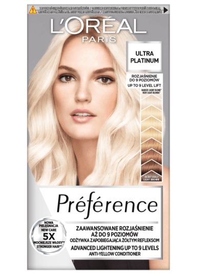 L'Oreal Paris Preference rozjaśniacz do włosów Ultra Platinum