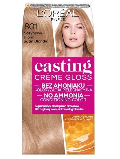 L'Oreal Paris Casting Creme Gloss farba do włosów 801 Satynowy Blond