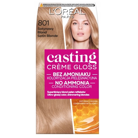 L'Oreal Paris Casting Creme Gloss farba do włosów 801 Satynowy Blond