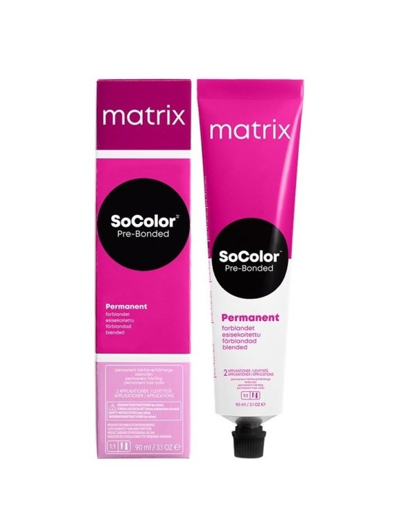 Matrix SoColor Pre-Bonded Permanent Hair Color farba do włosów 4N Medium Brown Neutral 90ml