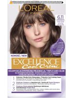 L'Oreal Paris Excellence Cool Creme farba do włosów 6.11 Ultrapopielaty Ciemny Blond