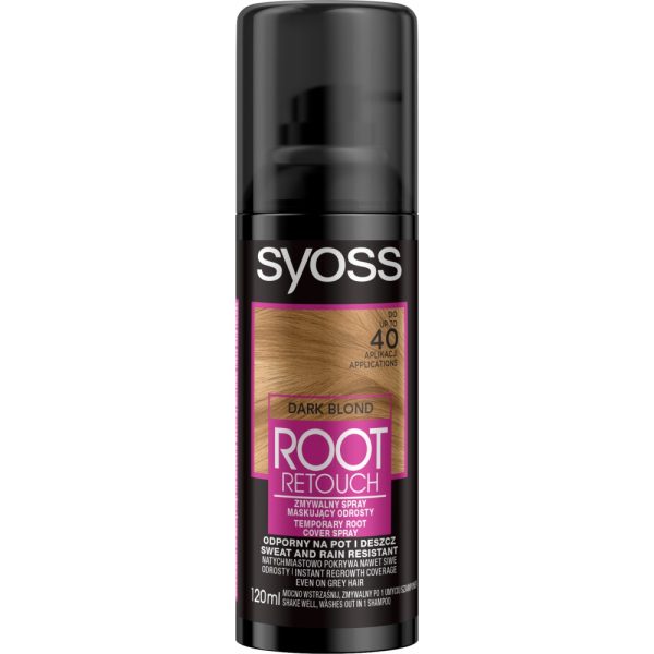 Syoss Root Retouch do maskowania odrostów Ciemny Blond 120ml