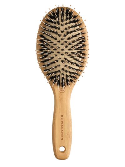 Olivia Garden Bamboo Touch Detangle Combo szczotka z włosiem z dzika do rozczesywania włosów M