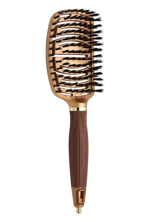 Olivia Garden Nano Thermic Flex Collection 100% Boar Hairbrush szczotka do włosów NT-FLEXBR